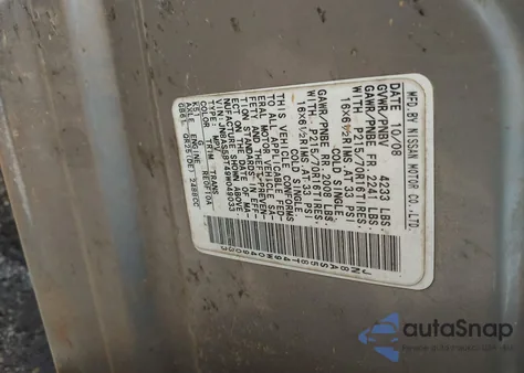 2009 Nissan Rogue S из США, поврежденный, VIN JN8AS58T49W049033